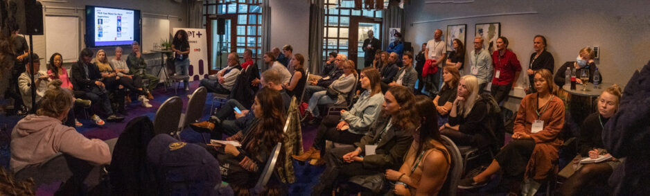 Pitching music can be an informal and cozy thing